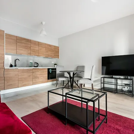 Bialej Floty Red Apartment Warsaw